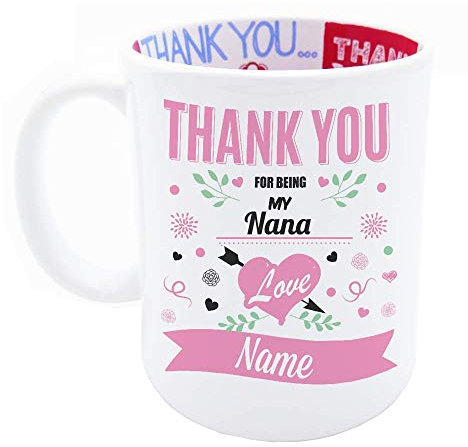 Nana Gift, Personalised, Custom Design, Nana Coffee Mug, Fantastic Birthday Nana Keepsake Present