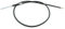 LINMOT Cavo del Freno Piaggio Zip 50 (92-97), Cavo Freno Anteriore, Nero