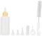 6PCS/ Set Pet Puppy Kitten Feeding Bottle Small Dog Cat Milk Nursing Care Kit Liquid Feeding Supplies 60ml with Replacement Nipples(Yellow)