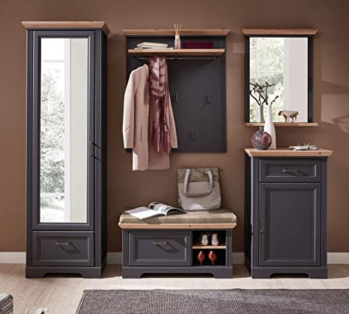 Innostyle Garderobenset Jasmin GH84 Farbton Graphit 5-teilig