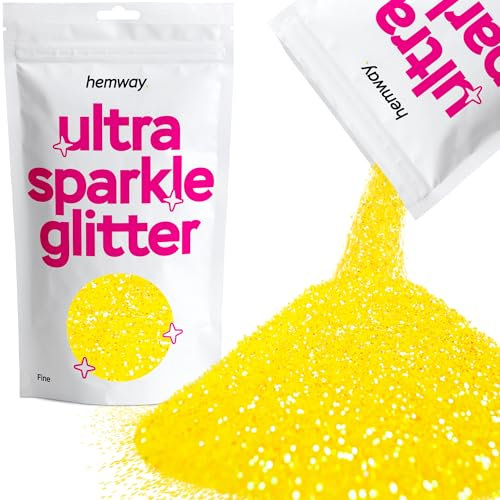 Ultra Étincelle Glitter - 64-100G (jaune fluorescent)