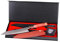 GRÄWE Damastmesser Signature, Großes Messer aus Damaststahl, Super Scharf, Damaszener Santokumesser, Damast Küchenmesser, 35 cm Lang, Kochmesser mit Geschenkbox, Hellbrauner Griff