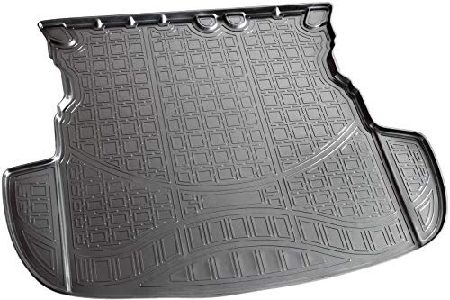 Recambo Bac de Coffre pour Mitsubishi Outlander III - Tapis Coffre Voiture, Tapis de Coffre - Fond Bas - avec Rebord
