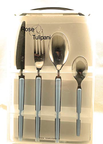 Rose&Tulipani Drop Sky Besteck-Set, 24-teilig