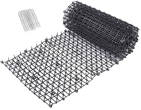 Fenteer Répulsif Chat Scat Tapis Anti-Chats Net pour Jardin et Clôture Chats, Fait en Plastique, Protéger Plante et Chat - 2m