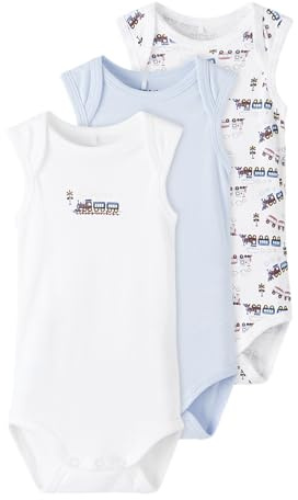 NAME IT NBMBODY 3P Tank Heather Train NOOS