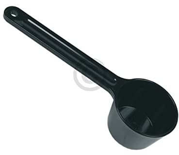eVendix Cuchara de café en polvo negro, plástico, 1 pieza, compatible con DELONGHI 5332169200 para cafetera