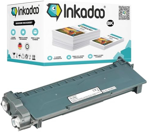 Inkadoo Kompatibel Toner für Brother TN 2320 für DCP-L 2500 D 2520 DW 2540 DN 2560 CDN CDW Series 2700 HL-L 2300 2320 2321 2340 2360 2361 2365 2380 MFC-L 2701 2703 2720 2740 CW (2500 Seiten)