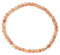 ECHTES 4mm NATURSTEIN FACETTIERT| SILBERPERLE 925 STERLING | KOSTENLOSE EBOOKS DEUTSCH | HANDGEFERTIGT | Schmuck für Damen | ALLE STEINE IN UNSEREN ARMBÄNDERN SIND NATÜRLICH (ORANGER MONDSTEIN)