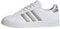 adidas Damen Grand Cloudfoam Lifestyle Court Comfort Shoes Schuhe, Cloud White/Platinum Metallic/Platinum Metallic, 38 EU