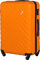 Xonic Design Reisekoffer - Hartschalen-Koffer mit 360° Leichtlauf-Rollen - hochwertiger Trolley mit Zahlenschloss in M-L-XL oder Set(Orange, XL)