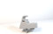 Generico Gancio Aletta Parasole per Fiat Grande Punto e Punto Evo, ABS, Grigio, 4 x 2.2 x 4.1 cm