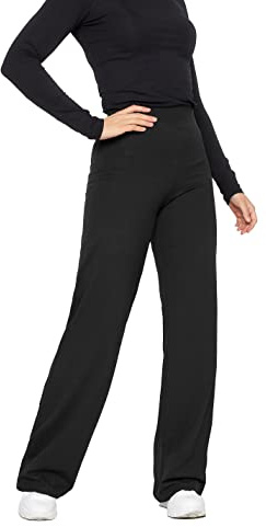 Long Tall Sally - LTS Tall Wide Leg Jersey Yoga Pants - Women's