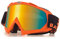 KINGBIKE Occhiali da motocross, da motocross, da dirt bike, ATV, da cross, di sicurezza ATV, per uomo, donna, gioventù, occhiali UV400 (arancione)