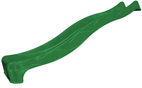 Ondis24 Toboggan à vagues de 3 m pour enfant - Toboggan aquatique pour tour de jeu ou pente à partir de 3 ans (300 cm, vert)