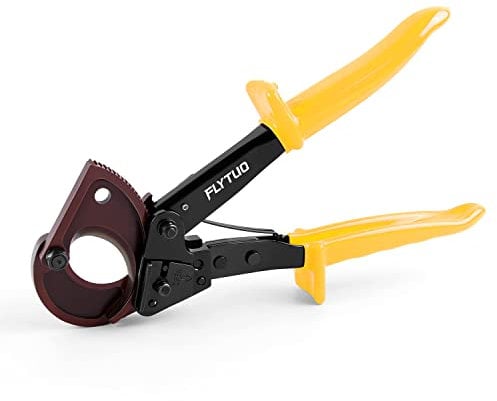 Flytuo FT-325 Ratchet Cable Cutters Heavy Duty Tool for Aluminum Copper and Electrical Wire up to 240mm Square
