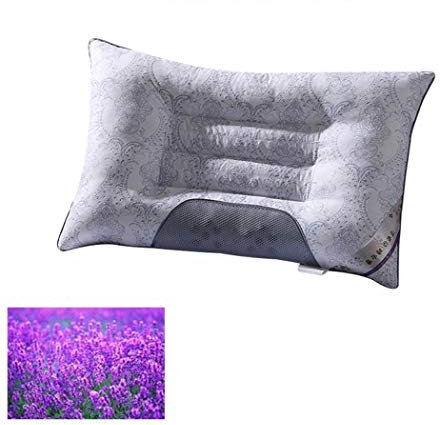 DUNSBY Kopfkissen Kissen Halb magnetische Buchweizen Kissen Nackenbreath Orthopädische Cassia Cervical Gesundheit Wie Lavendel Kissen Kissen (Color : Lavender)