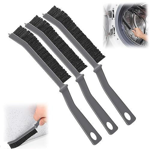Brosse de Nettoyage des Interstices 3 pièces, Brosse Nettoyage Salle De Bain, Brosse à Joints Brosse Joint Carrelage, Brosse de Nettoyage à Poils Durs pour Rainure Fenetre, Toilettes, Cuisine