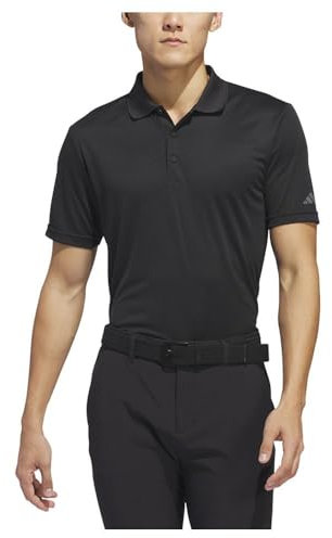 adidas Men's Core Performance Primegreen Polo Shirt, Black, XL