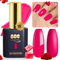YTD Likomey Smalto Semipermanente per Unghie in gel,15ml Rosa Bacca UV LED Smalti Semipermanenti Professionale Manicure Gel Nail Polish
