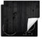 DarHaus Herdabdeckplatte Einteilig Küche Herdabdeckung Ceranfeld Herdabdeckplatten Anti Rutsch Matte Aufrollbar 60x52 cm, schwarz - Holz