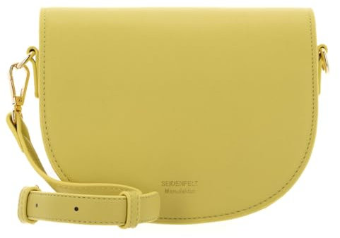 SEIDENFELT MANUFAKTUR Heby Saddle Bag Lemon/Gold