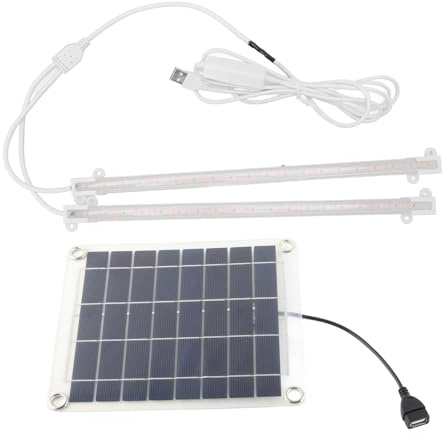 Lampe de Culture Solaire LED à Spectre Complet, 20W, Bande Lumineuse pour Jardin Intérieur, Balcon, Serre, Herbes, Légumes, Fleurs en Pot