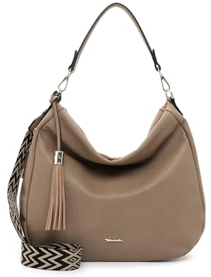 Tamaris Beutel TAS Carissa 33185 Damen Handtaschen Uni taupe 900