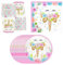 Qcdou Vaisselle de Fête, Vaisselle de Fête Assiette Licorne-16 Invités, Décorations Anniversaires Licorne, Assiettes, Gobelets, Serviettes, pour enfants d'anniversaire