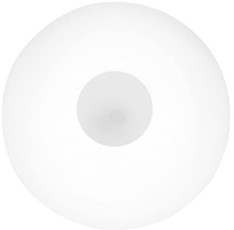 HOMSFOU Kugelförmiger Lampenschirm Aus Glas Pendelleuchte Licht Glühbirnen Vintage-schreibtischlampe Lüfter Dekor Boho-kronleuchter Austausch Der Deckenventilatorkugel Weiß