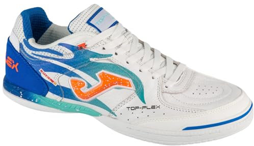 Joma Top Flex 2576 IN TOPS2576IN, Men Indoor Football Trainers, White, 40 EU
