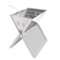 Barbacoa plegable de carbón vegetal, barbacoa plegable de acero inoxidable, para excursiones, por ejemplo, para camping, pícnic, 36 x 24 cm, barbacoa de todo tipo para asar
