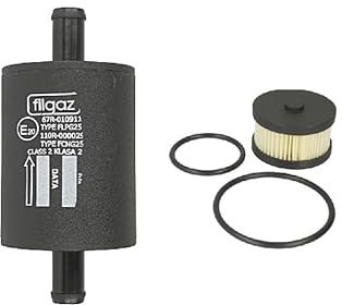 POINTMARKETSHOP Filtro Gpl Filtgaz 67r-010911 Type FLPG25 110r-000029 Type FCNG25 Filtro Gpl Per Riduttore Landi Renzo Li10 FASE LIQUIDA