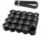 lcyen 20 Piece Car Wheel Nut Caps, Hexagonal Tire Nut Bolt Caps Covers, Automobile Nut Cover, Wheel Hub Nut Protective Cover with Removal Tool Set,Automotive Universal Nut Cover (17mm)