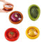 WideSmart Recipientes de Silicona Reutilizables, 4 Piezas Caja de Almacenamiento de Frutas de Silicona,Cajón de Frutas de Silicona Para Aguacates, Manzanas,Cebollas, Tomates Y Limones