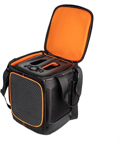 Sileduove für JBL for PartyBox for Encore EVA-Aufbewahrungstasche, tragbare Reisetasche für Veranstaltungen im Freien, Tragetasche 32 × 36 × cm mit Zubehörfächern, Wie abgebildet