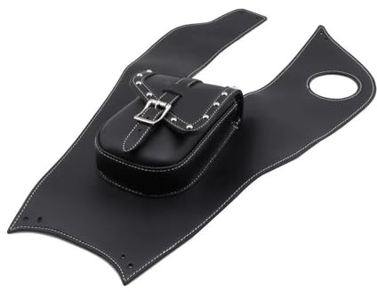 Motorradtasche Gepäcktaschen Für Kawasaki Für Vulcan VN 500 800 900 1500 VN500 VN800 VN900 VN 1500 Motorrad Schwarz PU Leder Rechts Tankdeckel Panel Abdeckung Tasche Motorrad Hecktasche