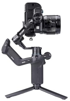 Feiyutech Stabilizzatore cardanico SCORP Mini 3 Pro a 3 assi, stabilizzatore cardanico tutto in uno per DSLR/fotocamera mirrorless, action camera, smartphone