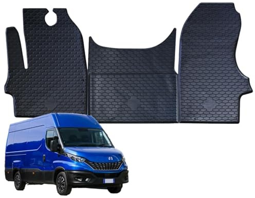 Fußmatten aus Gummi, 3D, TPE, schwarz, für Iveco Daily ab 2019