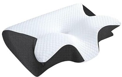 bergxperten lonavia Recovery Kissen Original Memory Foam Ergonomisches Nackenkissen & Kopfkissen für Seiten-, Rücken- und Bauchschläfer