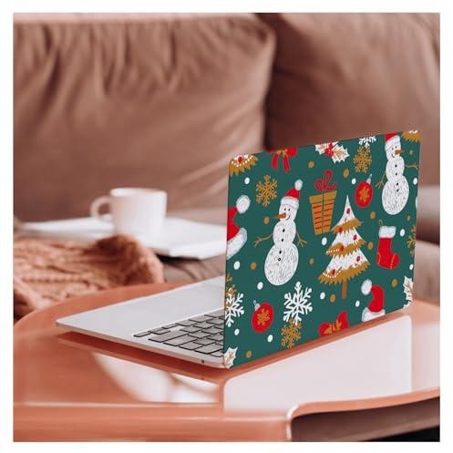 HLAAJJX Hülle für MacBook Air 13 Zoll Hülle M4 M3 M2 2025 2024 2022 Freisetzung Modell A3240 A3113 A2681 mit 13,6 Liquid Retina Display & Touch ID,Hart Schutzhülle Case,Weihnachtsschneemann