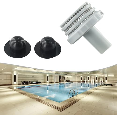 ReachMall Intex - Set di ugelli per piscina, setaccio, connettore a griglia, ingresso in plastica con filtro, per piscine fuori terra e interrate