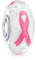 La Force Et L'Espoir : Perle En Verre De Murano Translucide En Forme De Ruban Rose Pour Les Survivantes Du Cancer Du Sein Avec Âme En Argent Sterling 925 - Bracelet À Breloques Européen Pour Femmes