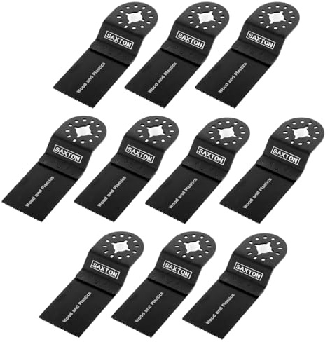 10x 35mm Saxton Blades Compatible with Fein Multimaster, Bosch, Makita Oscillating Multitool