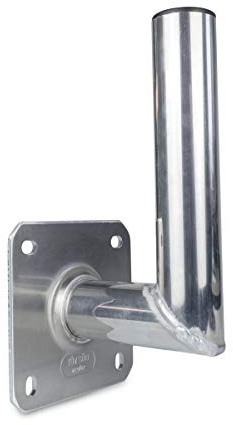 A.S.Sat 10015 - Soporte de Pared para Antena parabólica (Aluminio, 15 cm, Certificado TÜV)