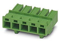 PHOENIX CONTACT PCC 4/2-ST-7,62 Leiterplattenstecker, Nennquerschnitt 4 mm², Grün, Anzahl der Anschlüsse 2, Artikelfamilie PCC 4/..-ST, Rastermaß 7,62 mm, 50 Stück
