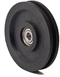 Seilrolle Ø 63 mm für Seile bis Ø 4 mm - Made in Germany - 1er Pack