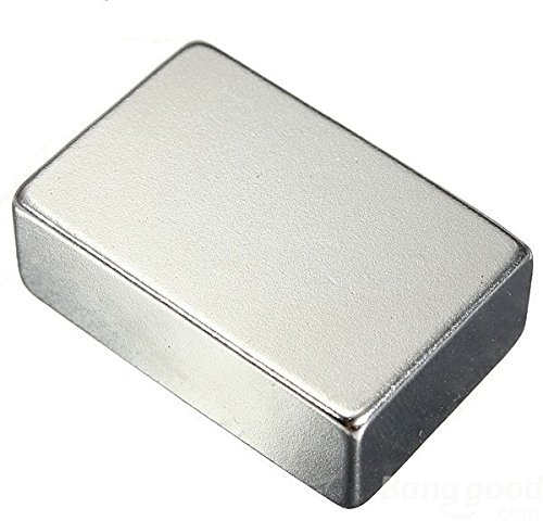 Magnetastico | 5 Ultra Starke Neodym Magnete Rechteck 40x20x10 mm N52 NiCuNi Silber | Neodymium Magnet rechteckig Permanentmagnet Dauermagnet Supermagnet Haftmagnet Rechteckmagnet Magnet extra stark