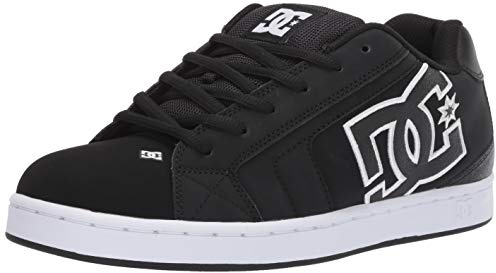DC Men's NET Shoe, Black/Black/White, 10.5 D US