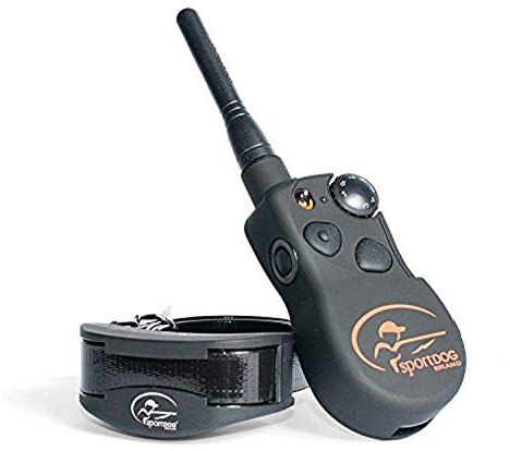 SportDOG - Collier de Dressage pour Chien avec Télécommande SportTrainer, Submersible, 16 Niveaux de Stimulation Statique, Vibration et Signal Sonore - Noir - Portée 1600 m